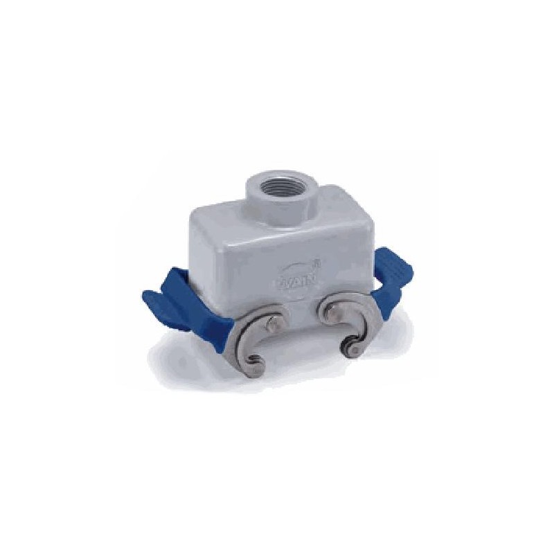 Capot 10B, Aluminium moulé sous pression, IP65, Sortie verticale, PG16